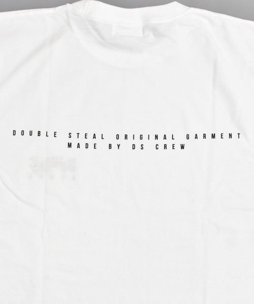 DOUBLE STEAL（ダブルスティール） tシャツ カラフルロゴ刺繍 Tシャツ