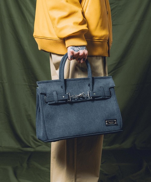 【12月スーパーSALE 15%OFF】 Subciety ショルダーバッグ WASHED CANVAS BAG メンズ バッグ
