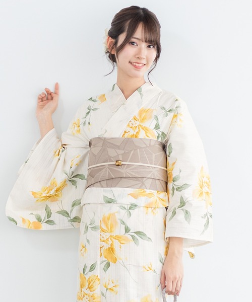 SOUBIEN 浴衣 夏を彩るレディース浴衣2点セット （浴衣＋帯