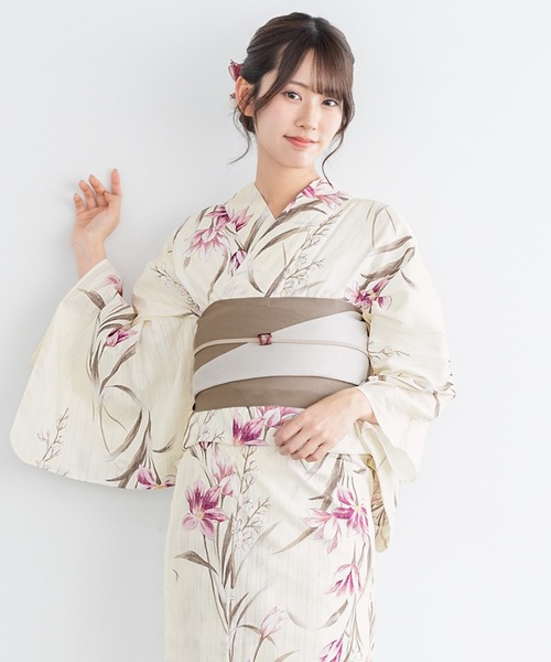 SOUBIEN 浴衣 夏を彩るレディース浴衣2点セット （浴衣＋帯