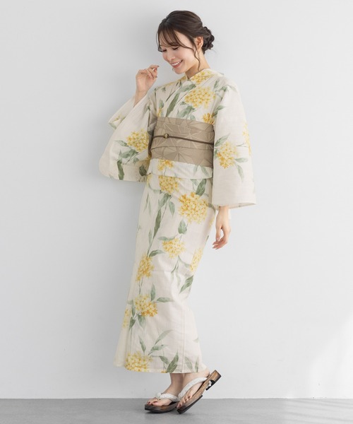SOUBIEN 浴衣 夏を彩るレディース浴衣2点セット （浴衣＋帯