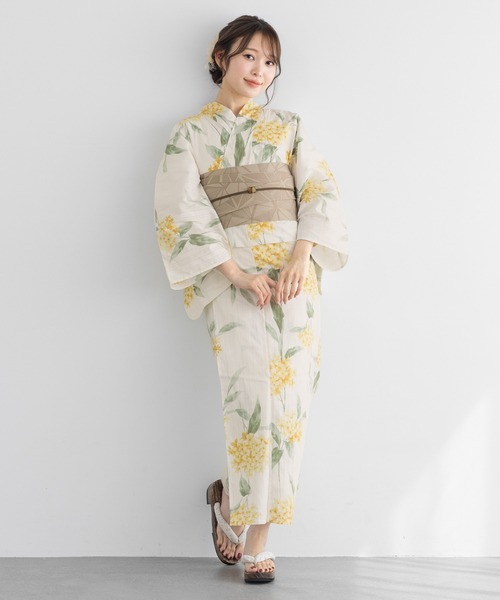 SOUBIEN 浴衣 夏を彩るレディース浴衣2点セット （浴衣＋帯