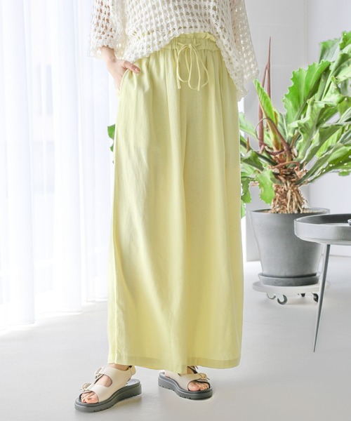 20点セット LEPSIM パンツ リネンブレンドパンツ 116418 レディース