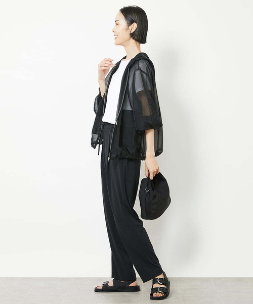 美品25SS》NOBLE ミルキーシアースタンドカラーパーカーブルゾン M 他 