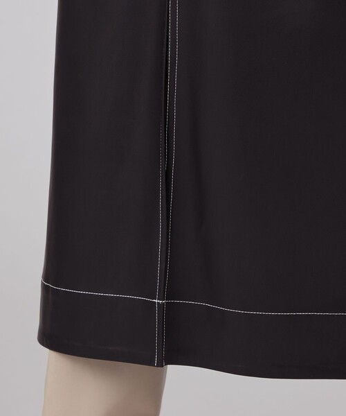 MACPHEE（マカフィー） ワンピース レザーライク キャソールワンピース