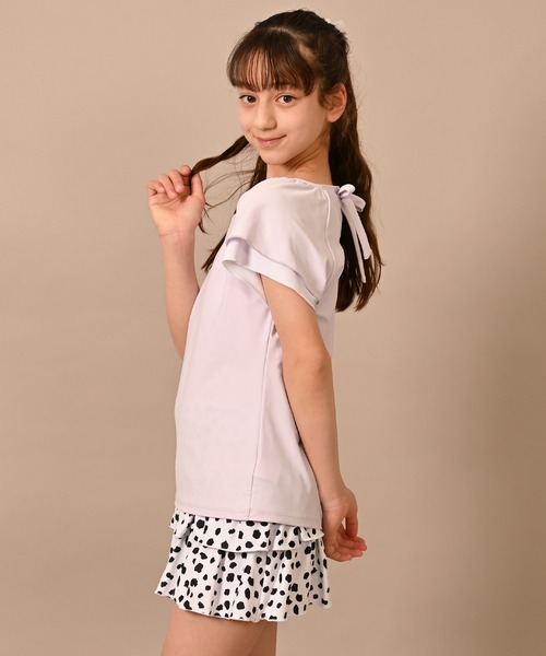 LEAD 水着 ダルメシアン柄お洋服見え水着2点セット ベビー