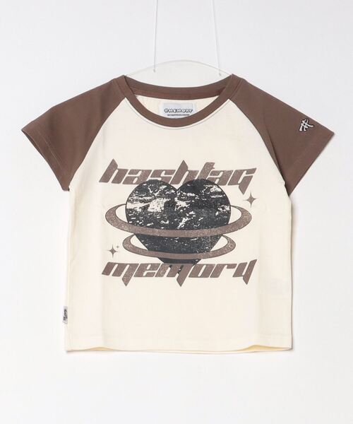 tシャツ BIGロゴ短丈Tシャツ レディース セール】STARTER ショート丈 リンガープリントTシャツ
