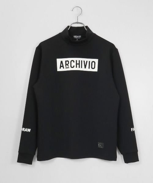 archivio tシャツ 「MENS」UV冷感ボックスロゴプルオーバー