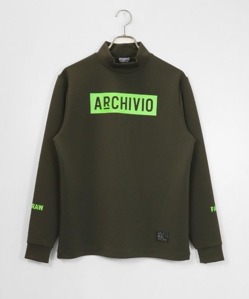 archivio tシャツ 「MENS」UV冷感ボックスロゴプルオーバー