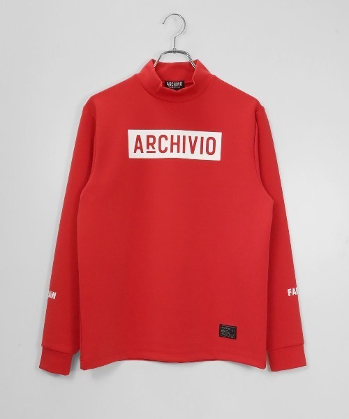 archivio tシャツ 「MENS」UV冷感ボックスロゴプルオーバー