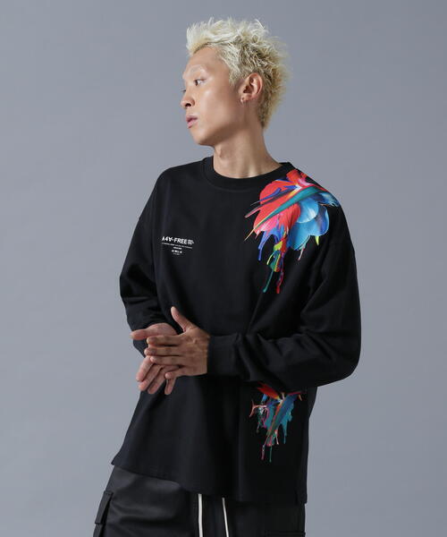 tシャツ A4A/エーフォーエー/ S/S TEE FLOWER レディース メンズ A4A/エーフォーエー/ S/S TEE FLOWER | L.H.P（エルエイチピー