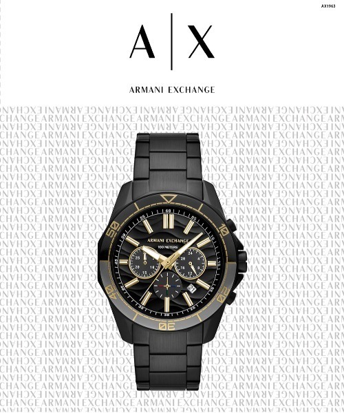希少　新品未使用　稼動 腕時計　EMPORIO ARMANI　アルマーニ　C10 ARMANI EXCHANGE 腕時計 アルマーニ・エクスチェンジ メンズ アナログ