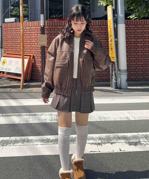 AS KNOW AS（アズノゥアズ） ブルゾン アウター ダブルポケット
