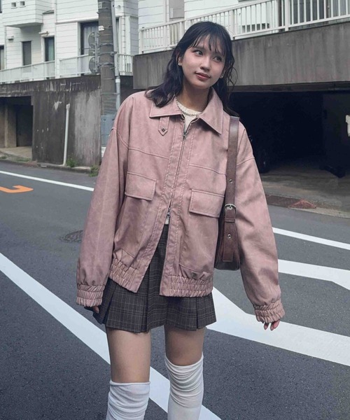 AS KNOW AS（アズノゥアズ） ブルゾン アウター ダブルポケット