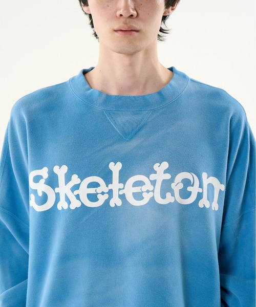 トレーナー スウェット DISCOVERED SUNBURN SKELTON SWEAT メンズ レディース