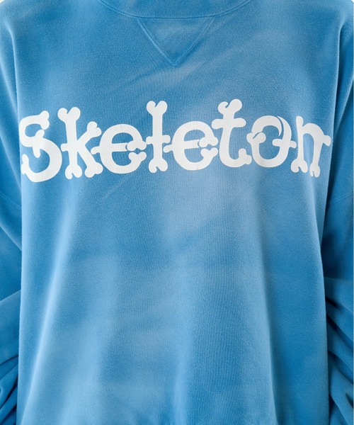 トレーナー スウェット DISCOVERED SUNBURN SKELTON SWEAT メンズ レディース