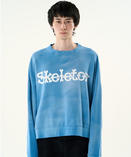 トレーナー スウェット DISCOVERED SUNBURN SKELTON SWEAT メンズ レディース