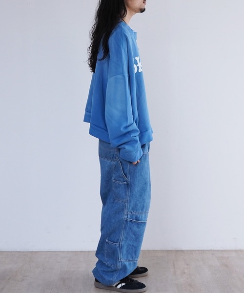 トレーナー スウェット DISCOVERED SUNBURN SKELTON SWEAT メンズ レディース
