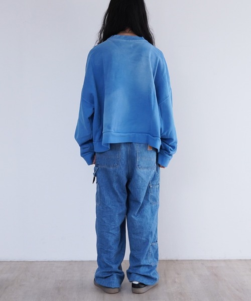 トレーナー スウェット DISCOVERED SUNBURN SKELTON SWEAT メンズ レディース