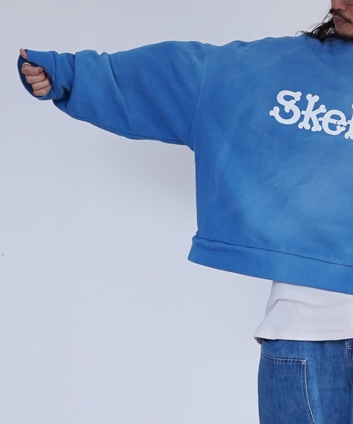 トレーナー スウェット DISCOVERED SUNBURN SKELTON SWEAT メンズ レディース