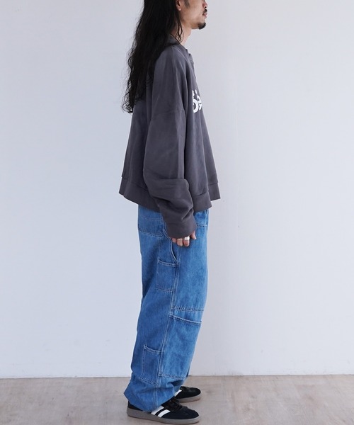 トレーナー スウェット DISCOVERED SUNBURN SKELTON SWEAT メンズ レディース