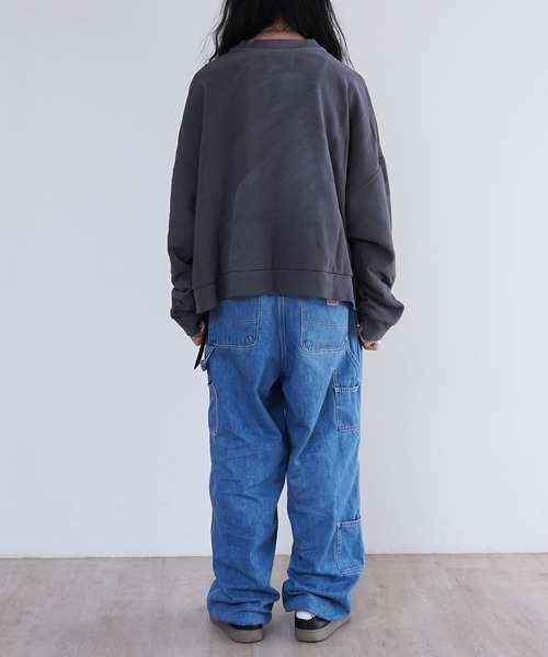 トレーナー スウェット DISCOVERED SUNBURN SKELTON SWEAT メンズ レディース