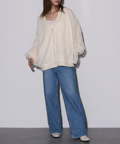 MAISON BREEZE reveur カーディガン 「MAISON reveur」チュール