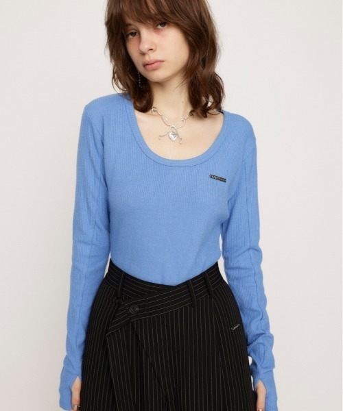 SLY tシャツ METAL PLATE BASIC TOPS メタル プレート ベーシック 
