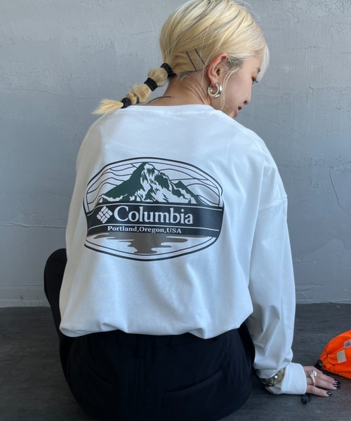 tシャツ 「WEB限定」「Columbia/コロンビア」 SUNRISE STRAIT OFZ バックプリントTシャツ レディース メンズ WEB限定】[Columbia/コロンビア] SUNRISE STRAIT OFZ バック