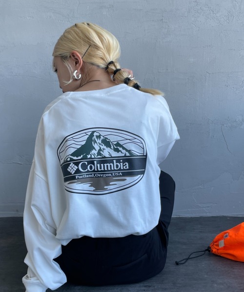 tシャツ 「WEB限定」「Columbia/コロンビア」 SUNRISE STRAIT OFZ バックプリントTシャツ レディース メンズ WEB限定】[Columbia/コロンビア] SUNRISE STRAIT OFZ バック