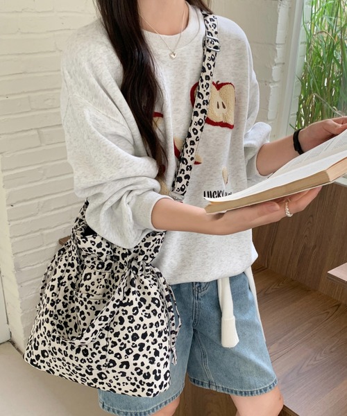 ☆*⭐︎(⁎ᴗ ᴗ⁎)⭐︎*☆ ☆2wayレオパード☆トートバッグ☆①、③ トートバッグ レオパード柄2WAY布着トートバッグ レディース