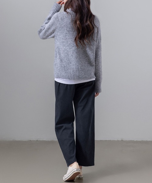 未使用❗️コーデュロイパンツ　レディース　白　サイズ28 セール】サイド スリット ストレート コーデュロイ パンツ 裏