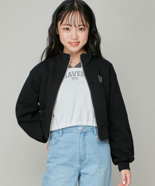 人気ショップ JENNI 「コットン100％」スタンドカラー アウター ブルゾン love ジャケット・アウター