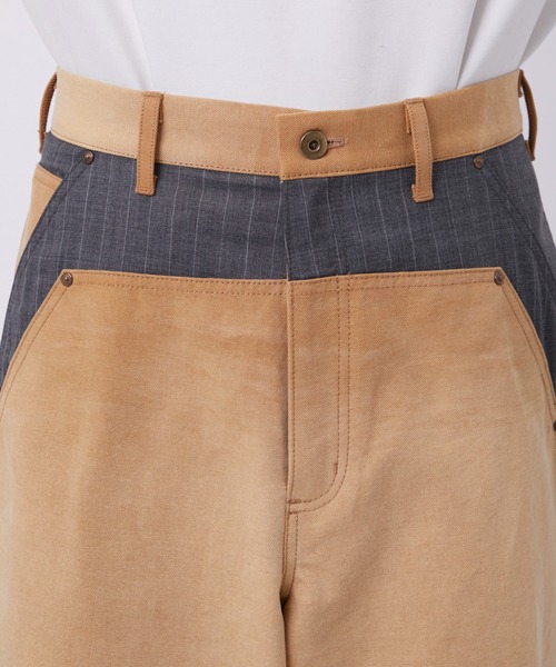 新品 KHOKI 25ss ビンテージエフェクトパンツ サイズ1 新品 KHOKI 25ss ビンテージエフェクトパンツ サイズ1 パンツ