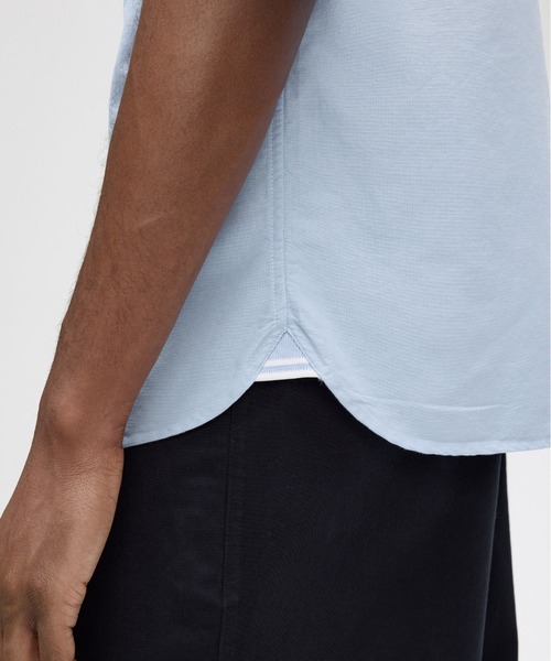 フレッドペリー 半袖シャツ グレー 値下げ可 FRED PERRY フレッドペリー 半袖シャツ グレー Mサイズ