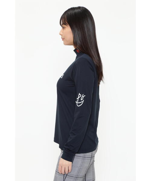 PEARLY GATES tシャツ 「PEARLY GATES」E/ベアカノコ長袖モック