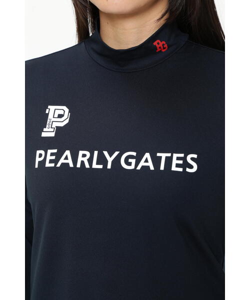 PEARLY GATES tシャツ 「PEARLY GATES」E/ベアカノコ長袖モック