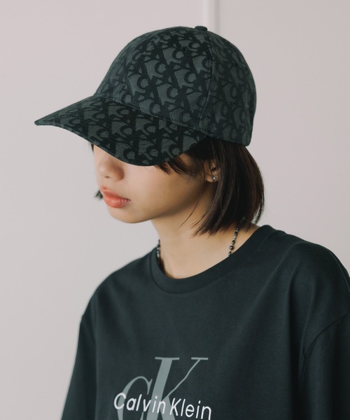 キャップ 25SS   CKJ Logo Jacquard Baseball Cap Calvin Klein キャップ 帽子 Klein/カルバンクライン LOGO