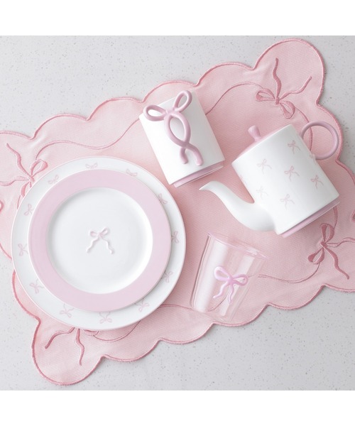 Francfranc（フランフラン） ランチョンマット 刺繍リボン ランチ