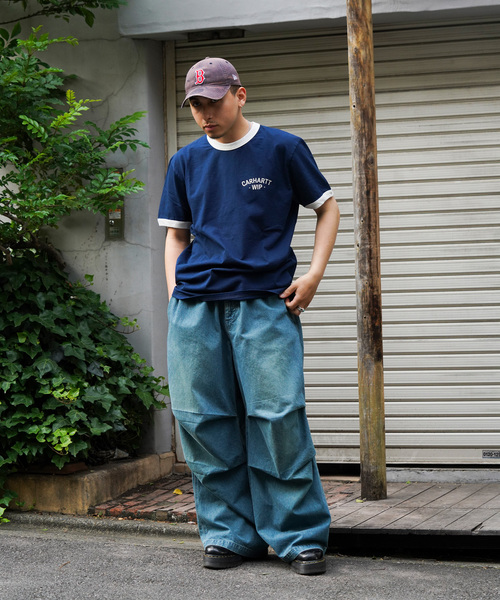 【Carhartt】カーハート Tシャツ ブルー XL 新品 carhartt カーハート青 ブルー 半袖 Tシャツ 正規品