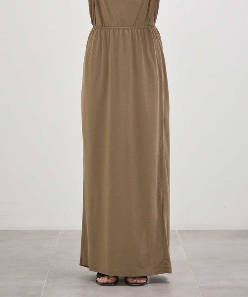 INSCRIRE カバースカート　アンスクリア セール】【INSCRIRE /アンスクリア】Wool Maxi Skirt：スカート