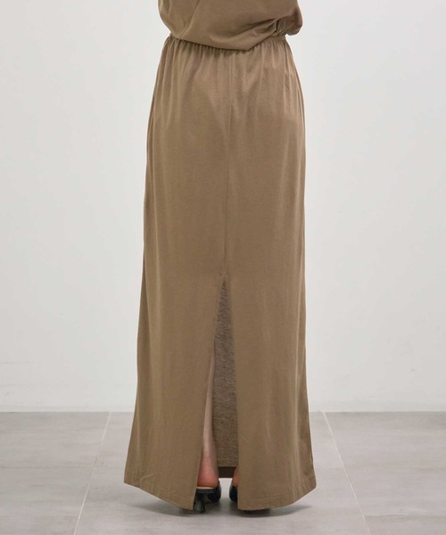 INSCRIRE スカート 「INSCRIRE/アンスクリア」Light Jersey Long