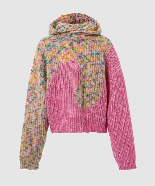 ERL パーカー MULTICOLOR SWIRL HOODED SWEATER メンズ