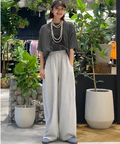 JEANASIS スウェットパンツ ジャージ 「接触冷感」スウェット