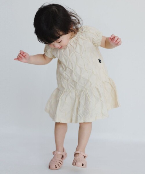 美品！アニエスベー★ロゴ刺繍入り！ドッキングワンピース★キッズ★12ans ワンピース｜キッズ＆ベビー｜agnès b.｜アニエスベー公式