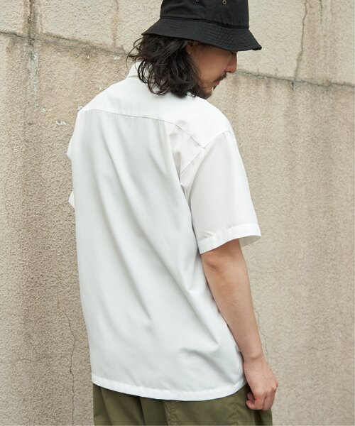 VENCE EXCHANGE シャツ 半袖 フラワー刺繍半袖シャツ メンズ