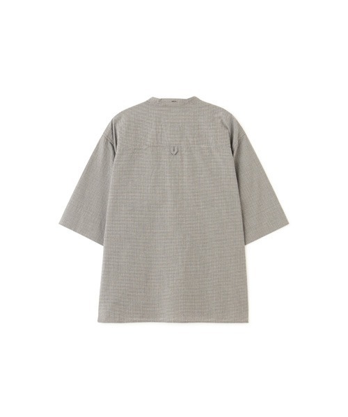「MHL.」 半袖ブラウス 1 チャコールグレー レディース MHL. 「MHL.」 半袖ブラウス 1 グレー レディース : ZOZOTOWN