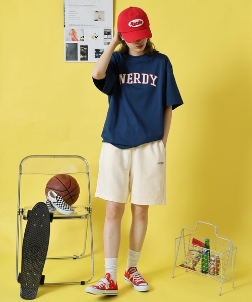 NERDY スマホショルダー tシャツ 半袖 T-SHIRTS Tシャツ レディース