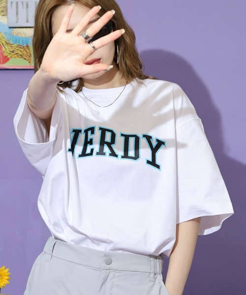 NERDY スマホショルダー tシャツ 半袖 T-SHIRTS Tシャツ レディース