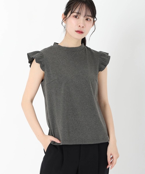 tシャツ スワイフライス_バックリボンフリルカットソー レディース